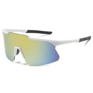 $90 Value NWT Sendy Shades Big Frame Sunglasses (White/Blue)NEW Baseball Viper